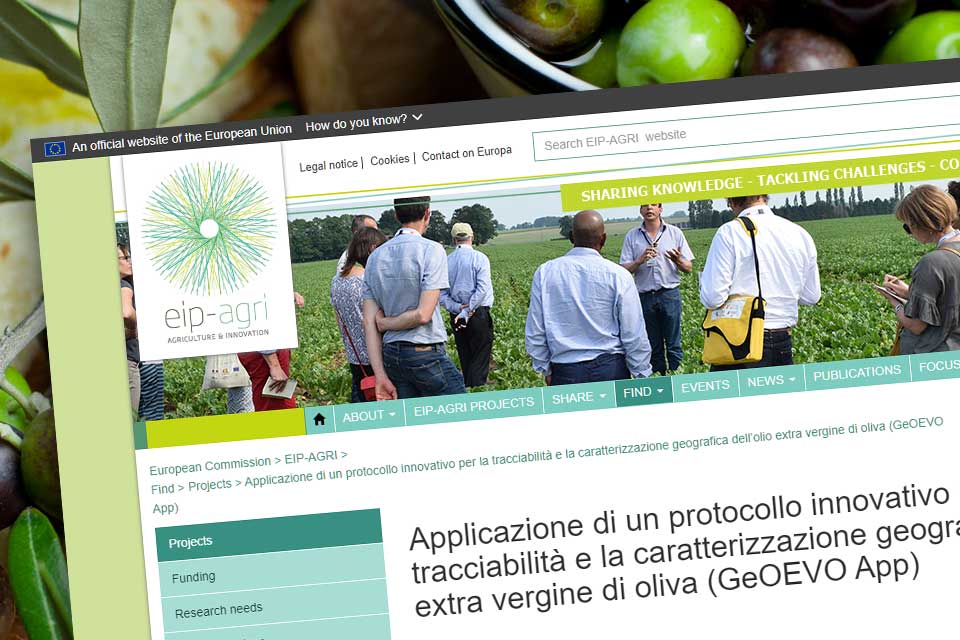 GeoEvo App sul sito del partenariato europeo per l’innovazione Eip-Agri